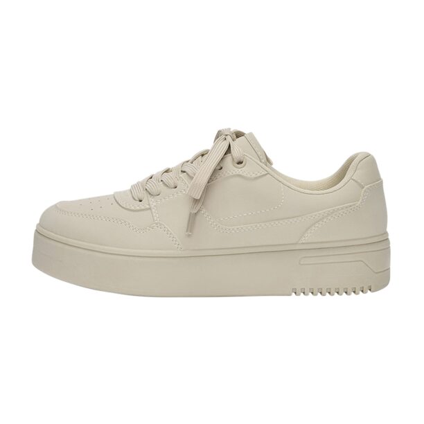 Pull&Bear Sneaker low  alb murdar