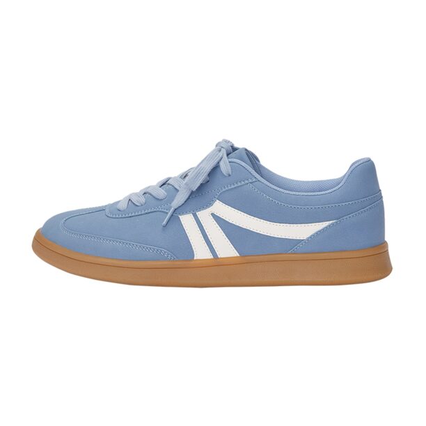 Pull&Bear Sneaker low  albastru deschis / alb