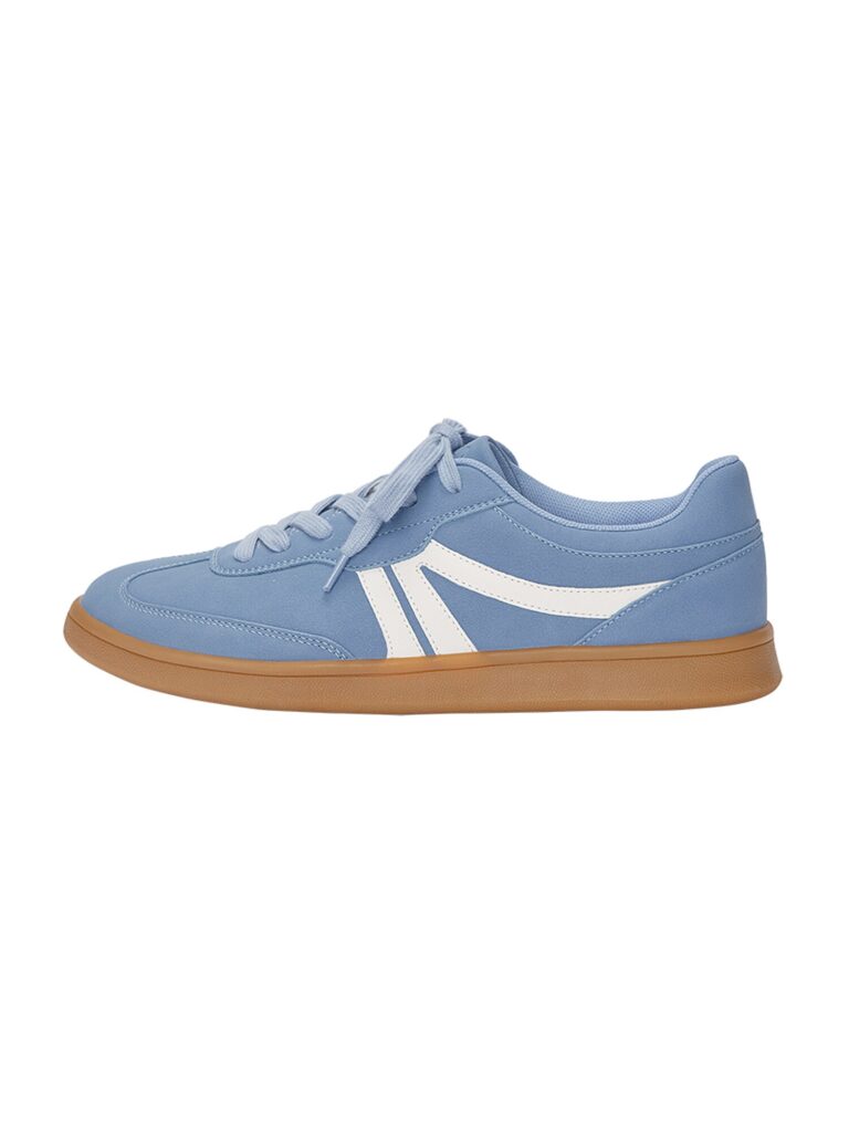 Pull&Bear Sneaker low  albastru deschis / alb