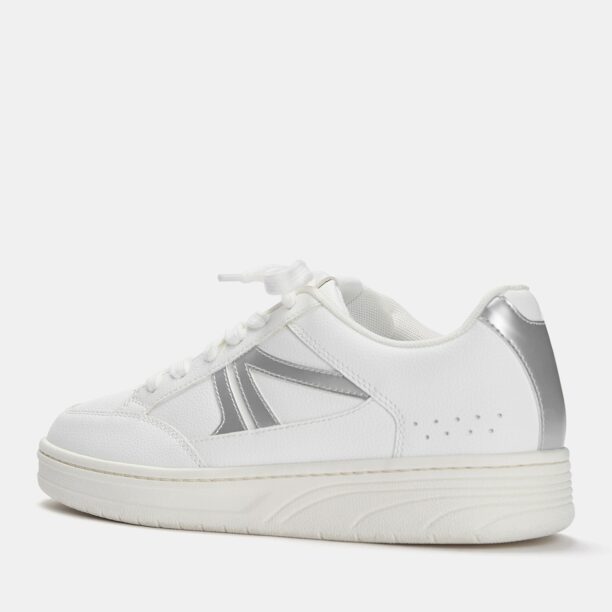 Cumpăra Pull&Bear Sneaker low  argintiu / alb