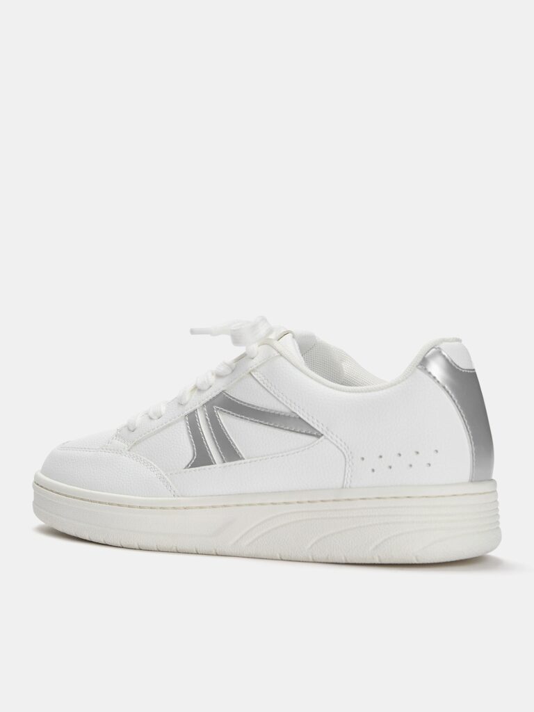 Cumpăra Pull&Bear Sneaker low  argintiu / alb