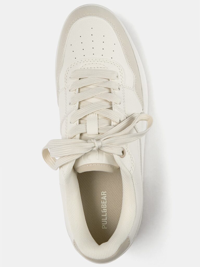 Pull&Bear Sneaker low  bej / alb preţ