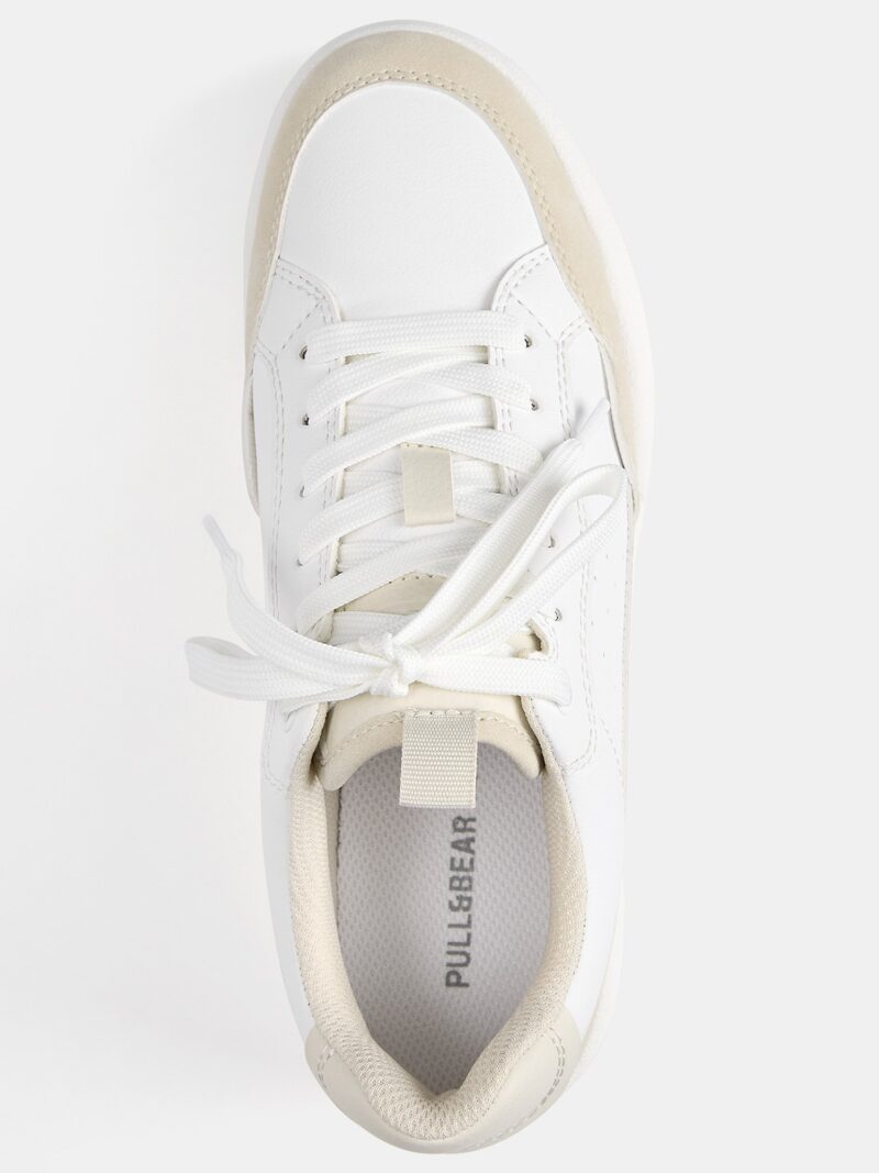 Pull&Bear Sneaker low  bej / alb preţ