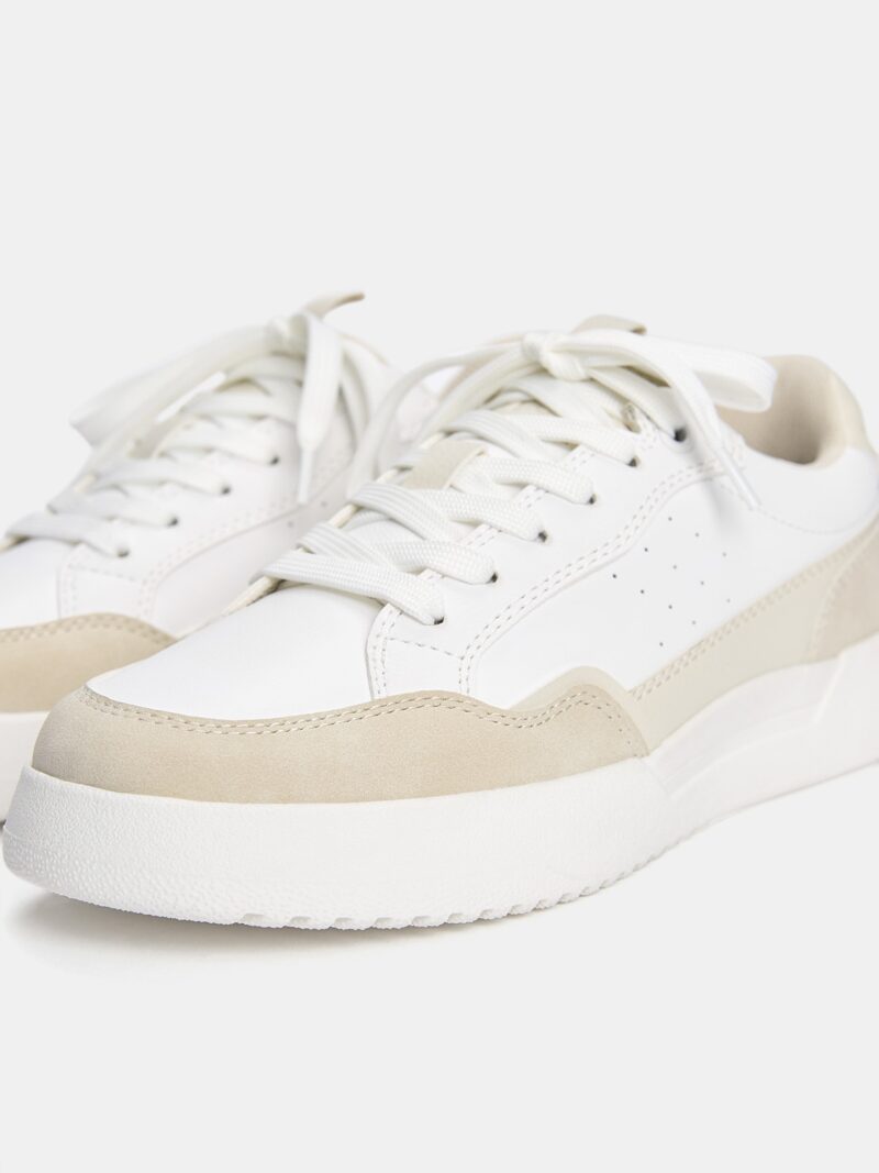 Preţ Pull&Bear Sneaker low  bej / alb