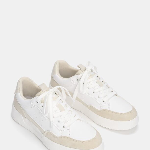 Original Pull&Bear Sneaker low  bej / alb