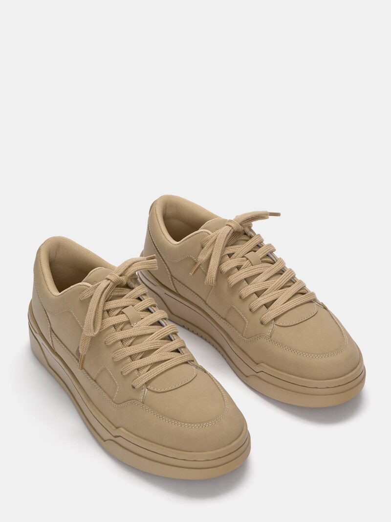 Preţ Pull&Bear Sneaker low  bej închis