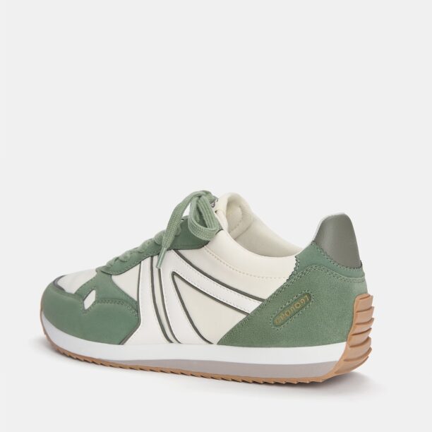 Cumpăra Pull&Bear Sneaker low  gri / verde jad / alb murdar