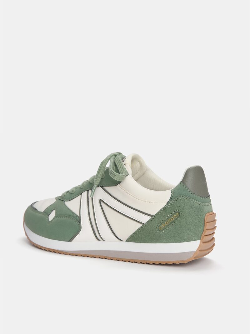 Cumpăra Pull&Bear Sneaker low  gri / verde jad / alb murdar