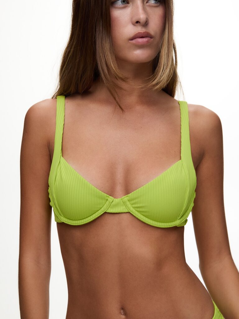 Cumpăra Pull&Bear Sutien costum de baie  verde limetă