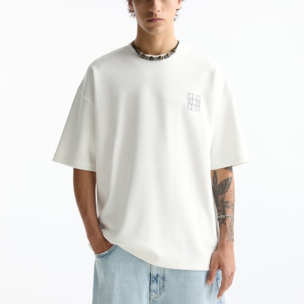 Pull&Bear Tricou  alb