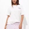 Pull&Bear Tricou  albastru / roz deschis / negru / alb