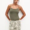 Pull&Bear Tricou body  verde stuf