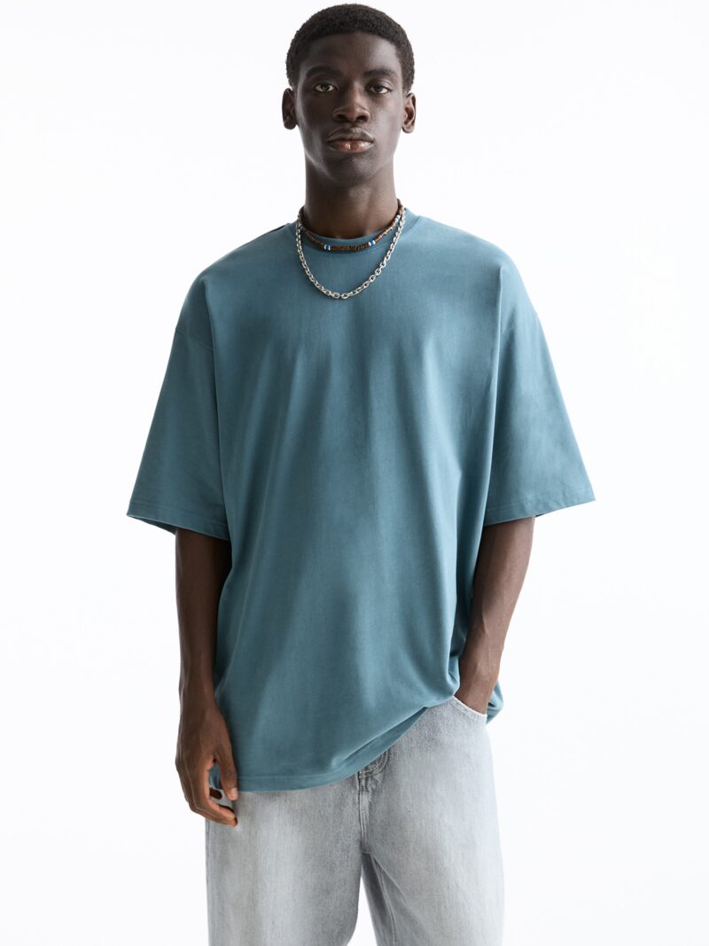 Pull&Bear Tricou  cyan