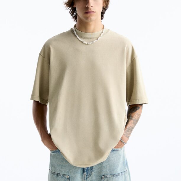 Pull&Bear Tricou  nisipiu