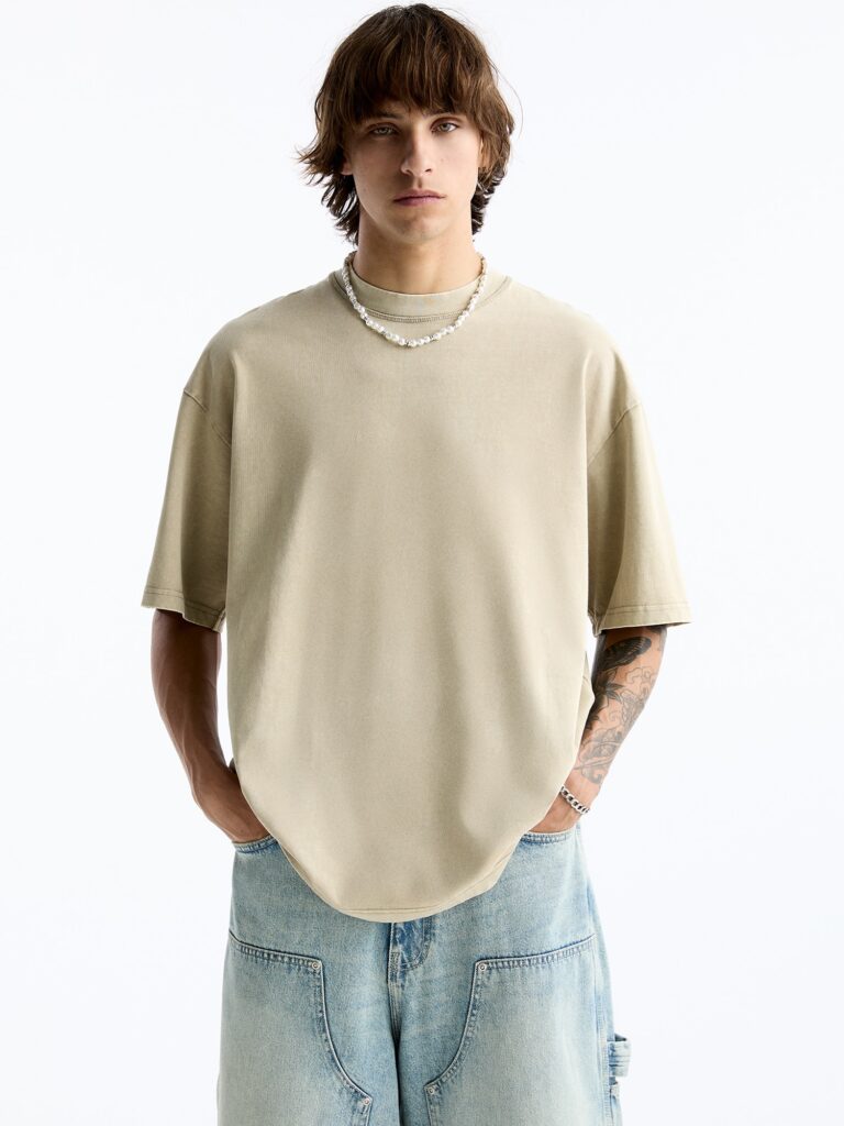 Pull&Bear Tricou  nisipiu