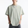 Pull&Bear Tricou  verde deschis