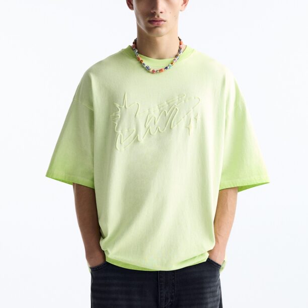 Pull&Bear Tricou  verde deschis