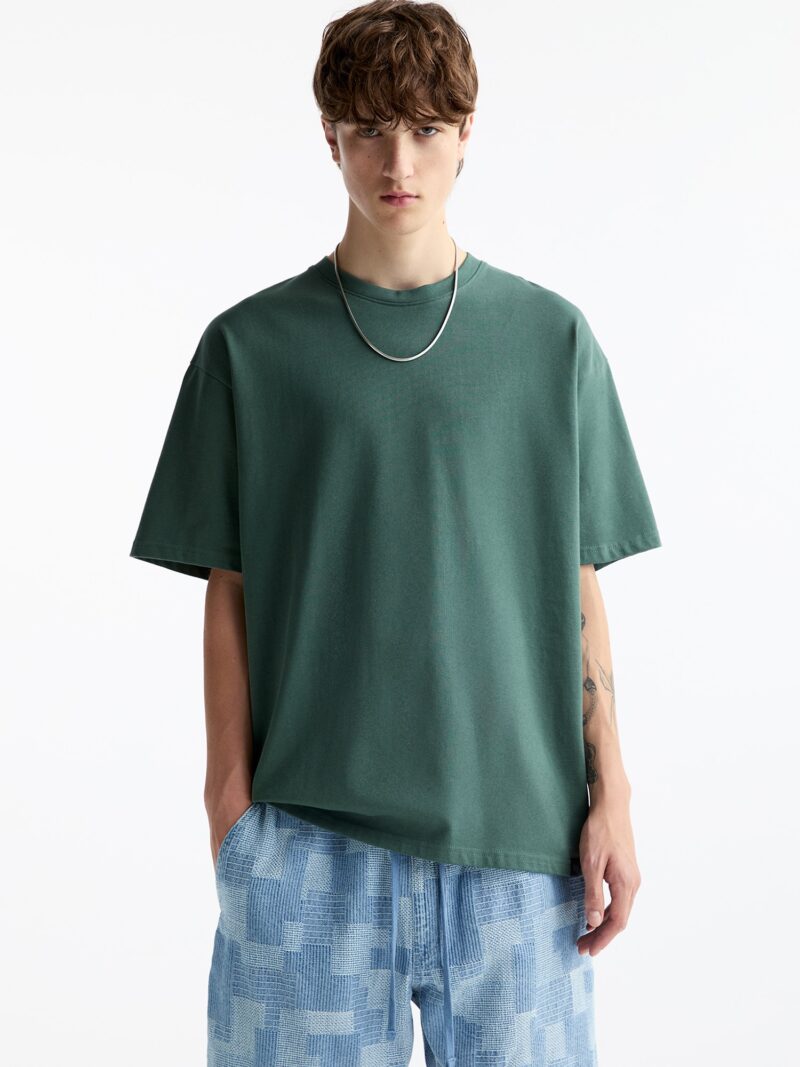 Pull&Bear Tricou  verde pin