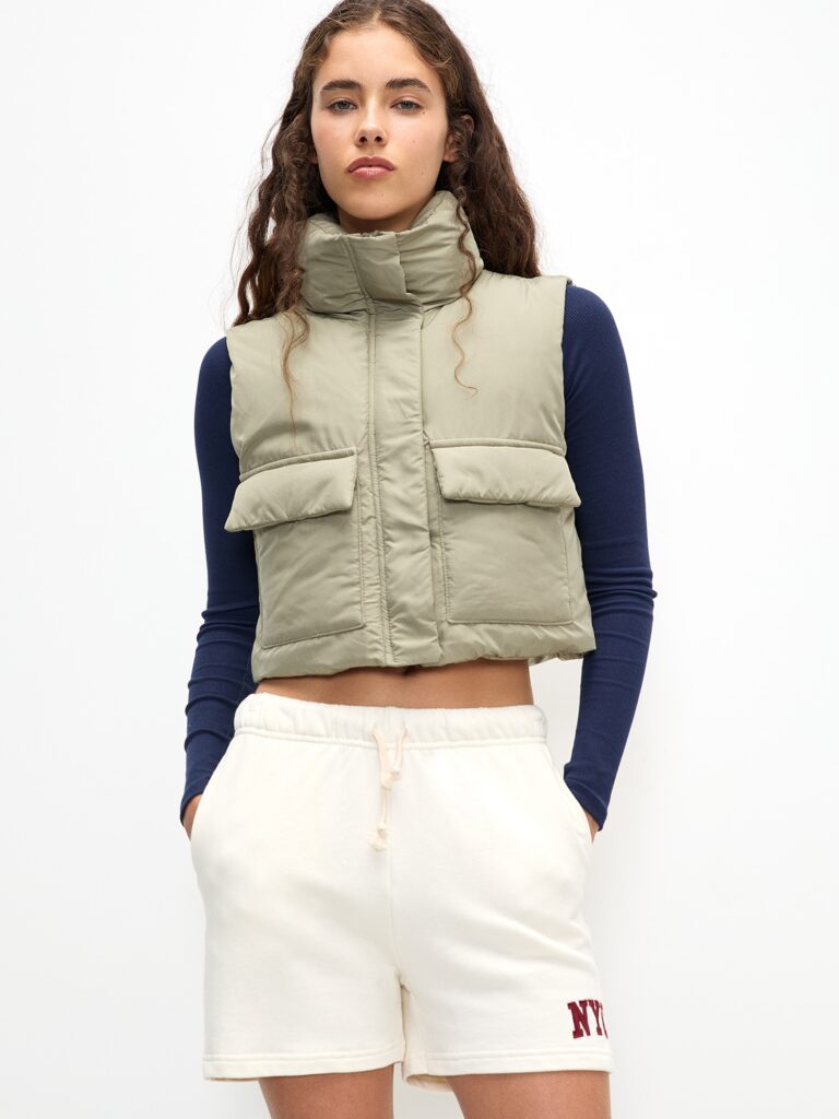 Pull&Bear Vestă  verde pastel