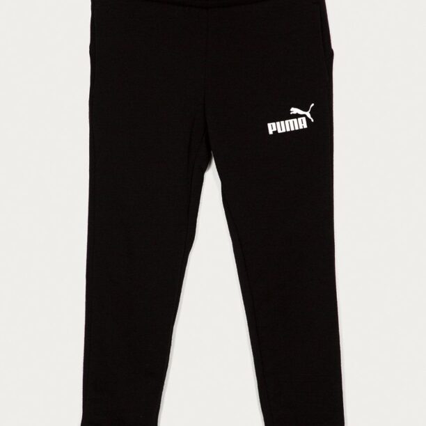 Puma Pantaloni copii 587037 culoarea negru