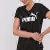 Puma Tricou din bumbac 586774 culoarea negru