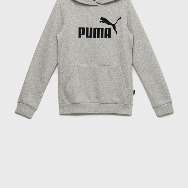 Puma bluza copii culoarea gri