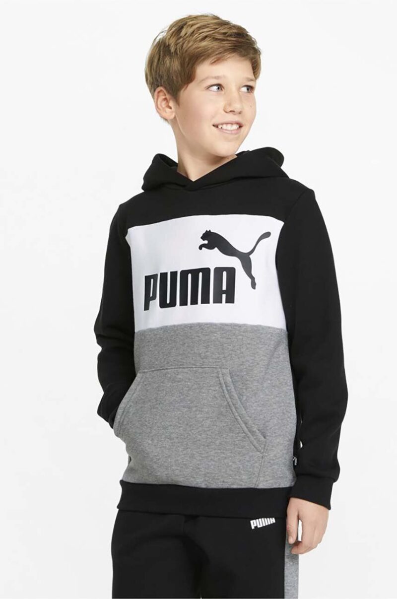 Puma bluza copii culoarea negru