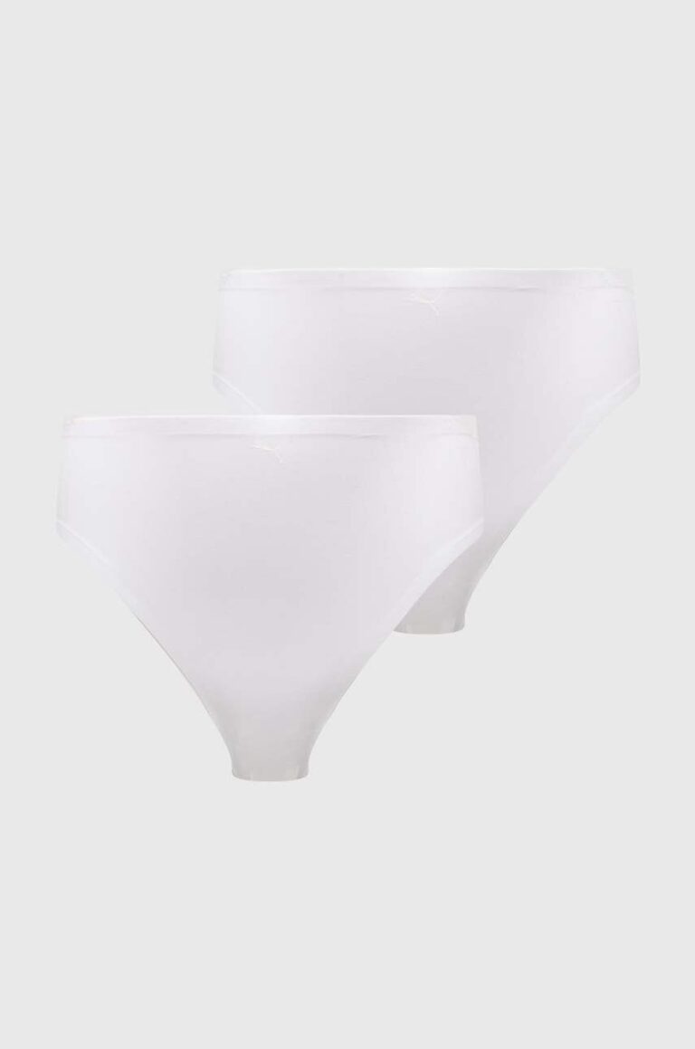 Puma chiloți  (2-pack) culoarea alb 935793