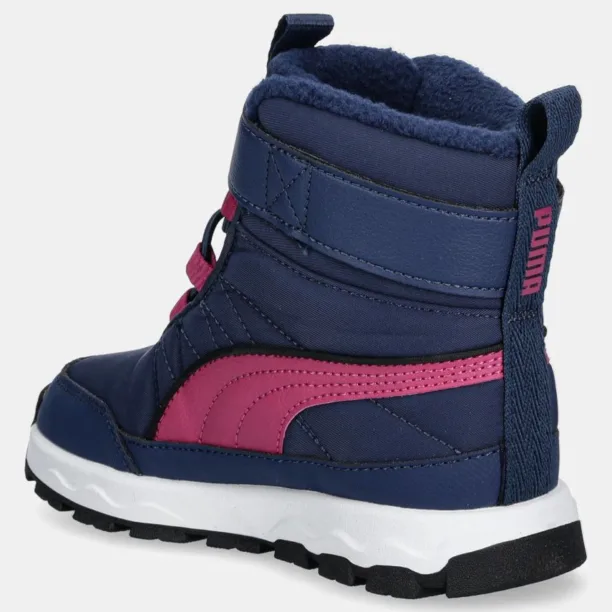 Puma cizme de iarna copii Evolve Boot AC+ PS culoarea albastru marin preţ