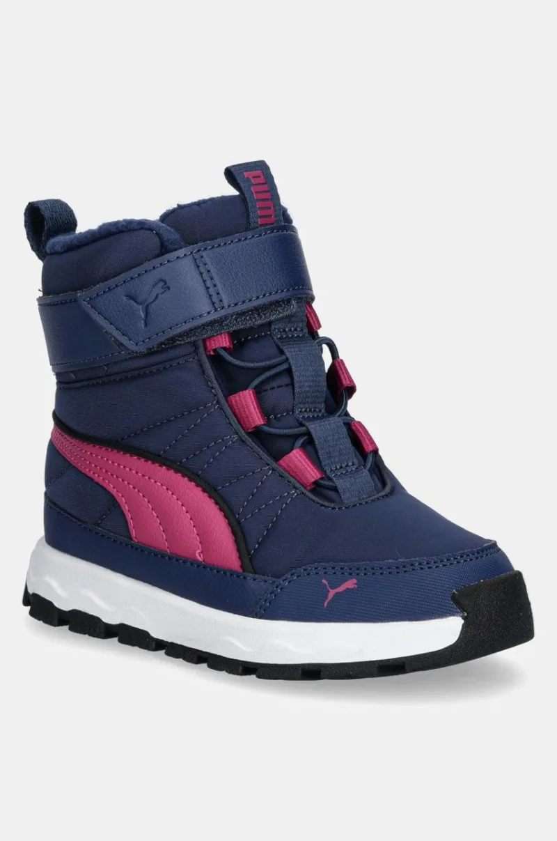 Puma cizme de iarna copii Evolve Boot AC+ PS culoarea albastru marin