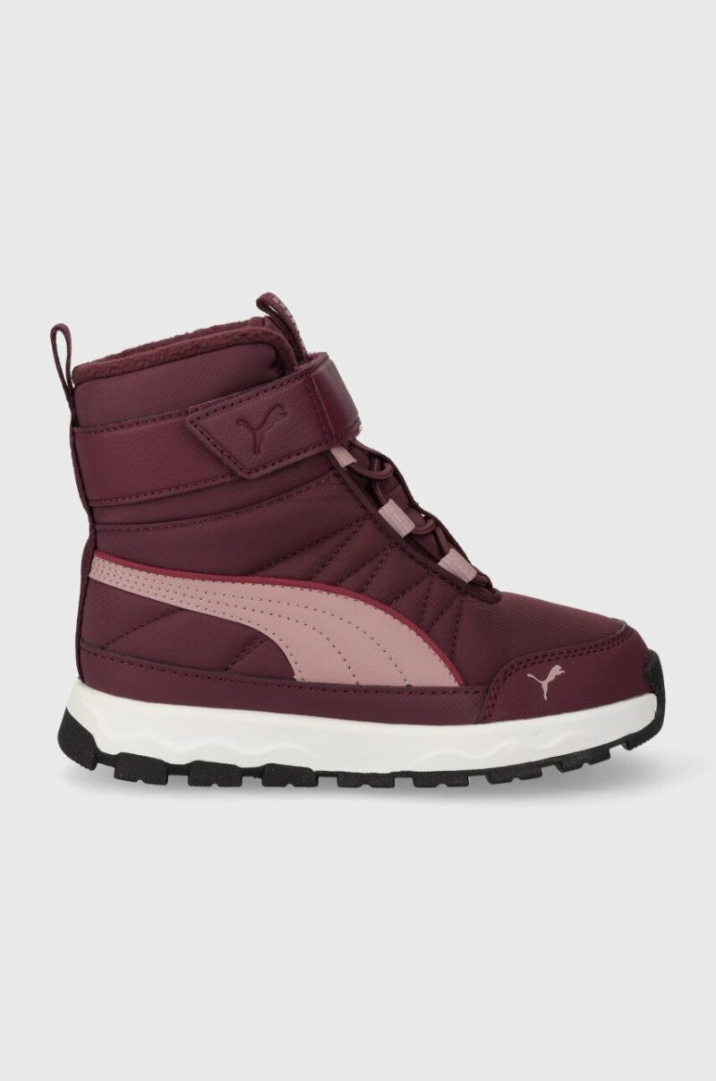 Puma cizme de iarna copii Evolve Boot AC+ PS culoarea rosu