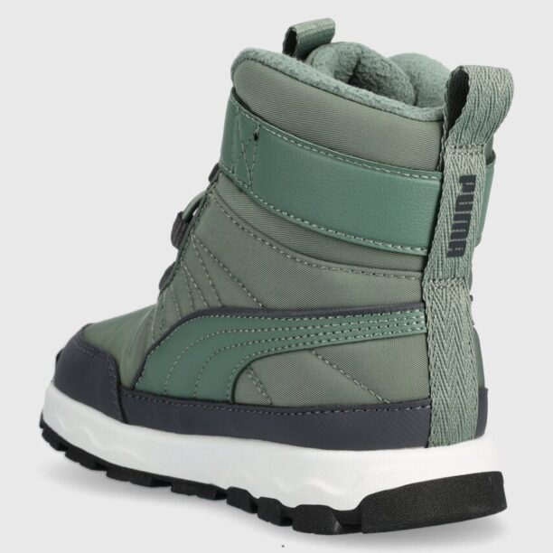 Puma cizme de iarna copii Evolve Boot AC+ PS culoarea verde preţ