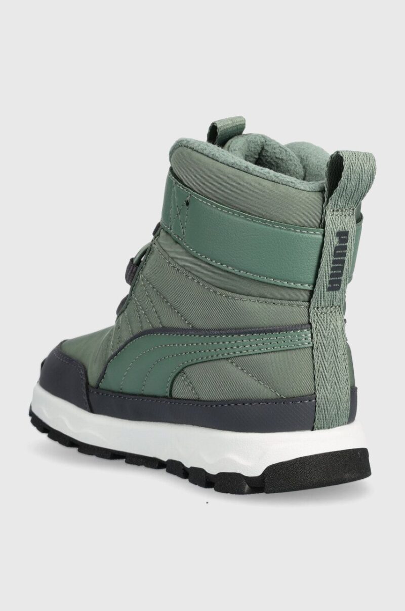 Puma cizme de iarna copii Evolve Boot AC+ PS culoarea verde preţ