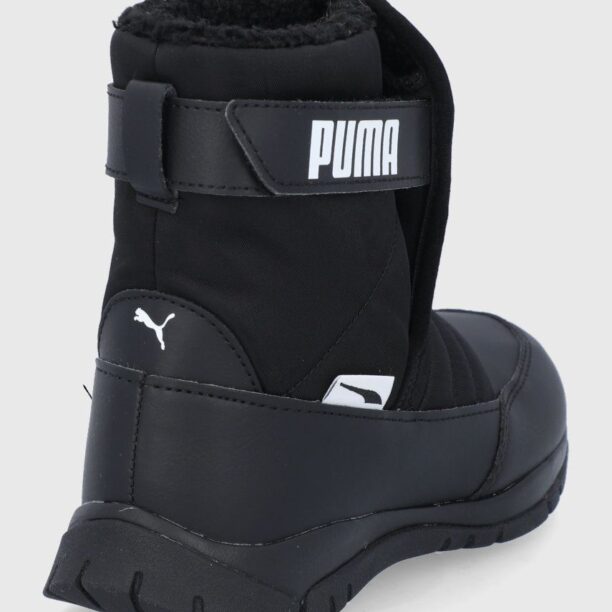 Puma cizme de iarna pentru copii Puma Nieve Boot WTR AC PS culoarea negru preţ