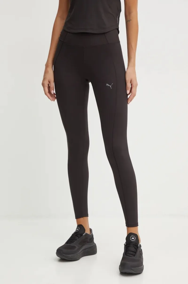 Puma jambiere de yoga STUDIO FOUNDATION culoarea negru