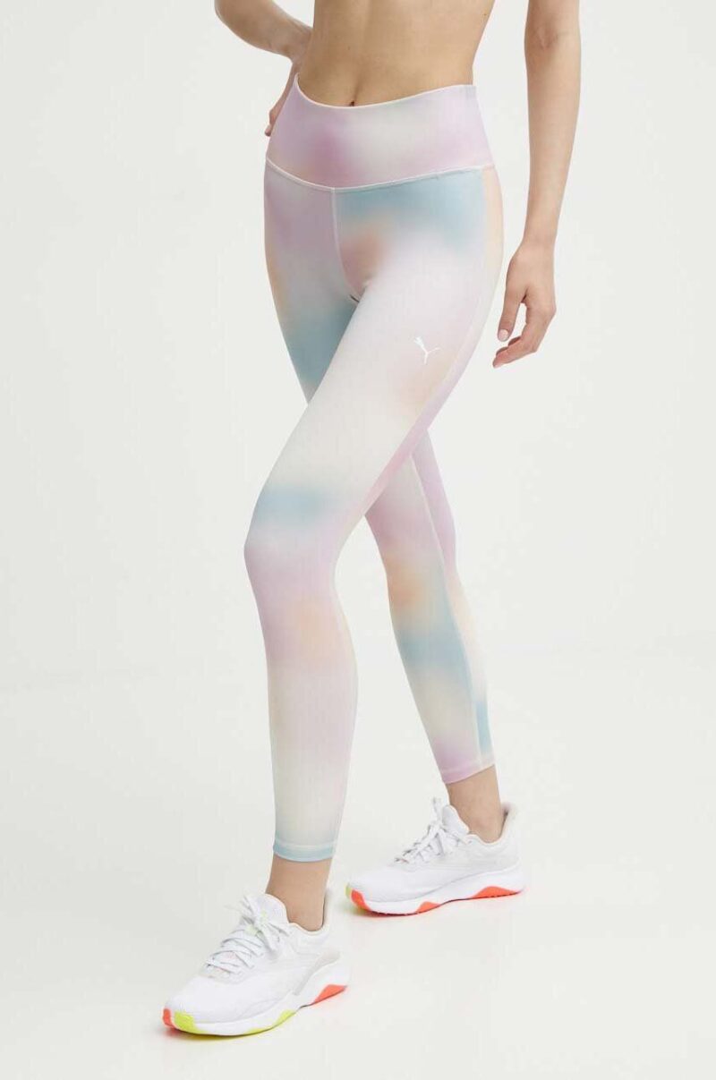 Puma leggins de antrenament Favourite cu model