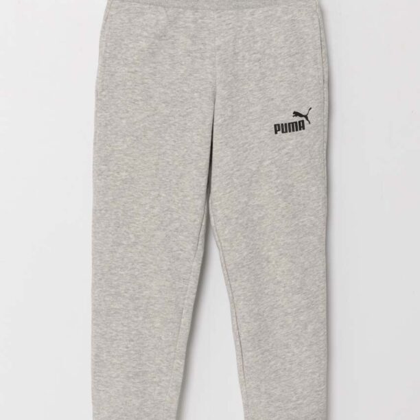 Puma pantaloni copii culoarea gri