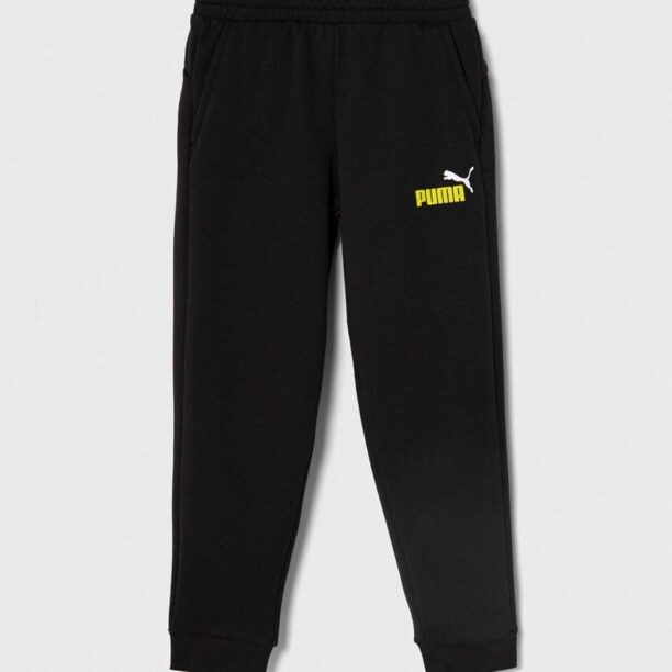 Puma pantaloni copii culoarea negru