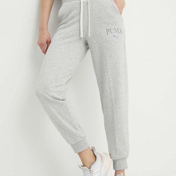 Puma pantaloni de trening SQUAD culoarea gri