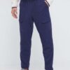 Puma pantaloni de trening culoarea albastru marin