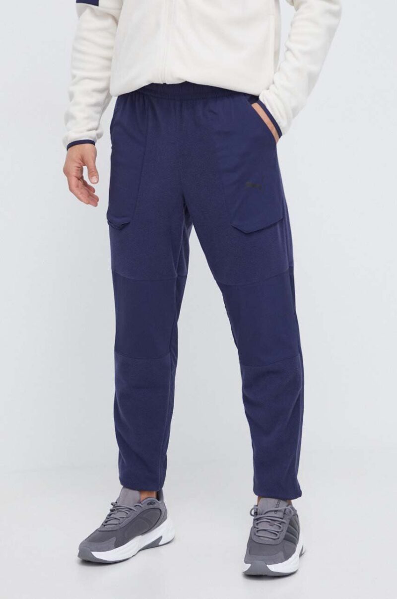 Puma pantaloni de trening culoarea albastru marin