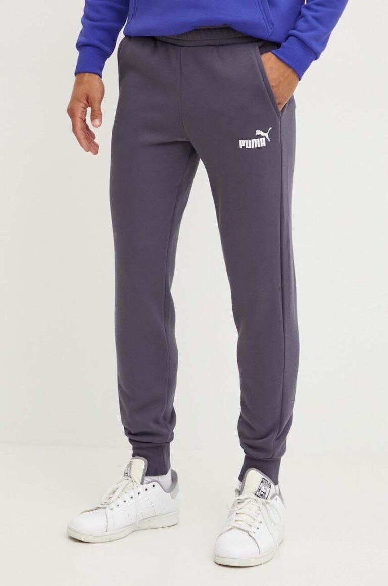 Puma pantaloni de trening culoarea gri