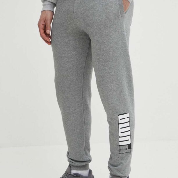 Puma pantaloni de trening culoarea gri