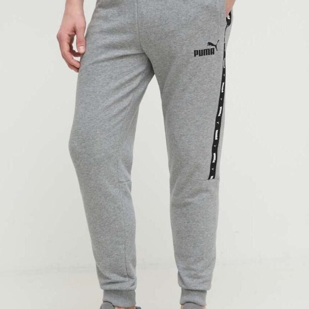 Puma pantaloni de trening culoarea gri