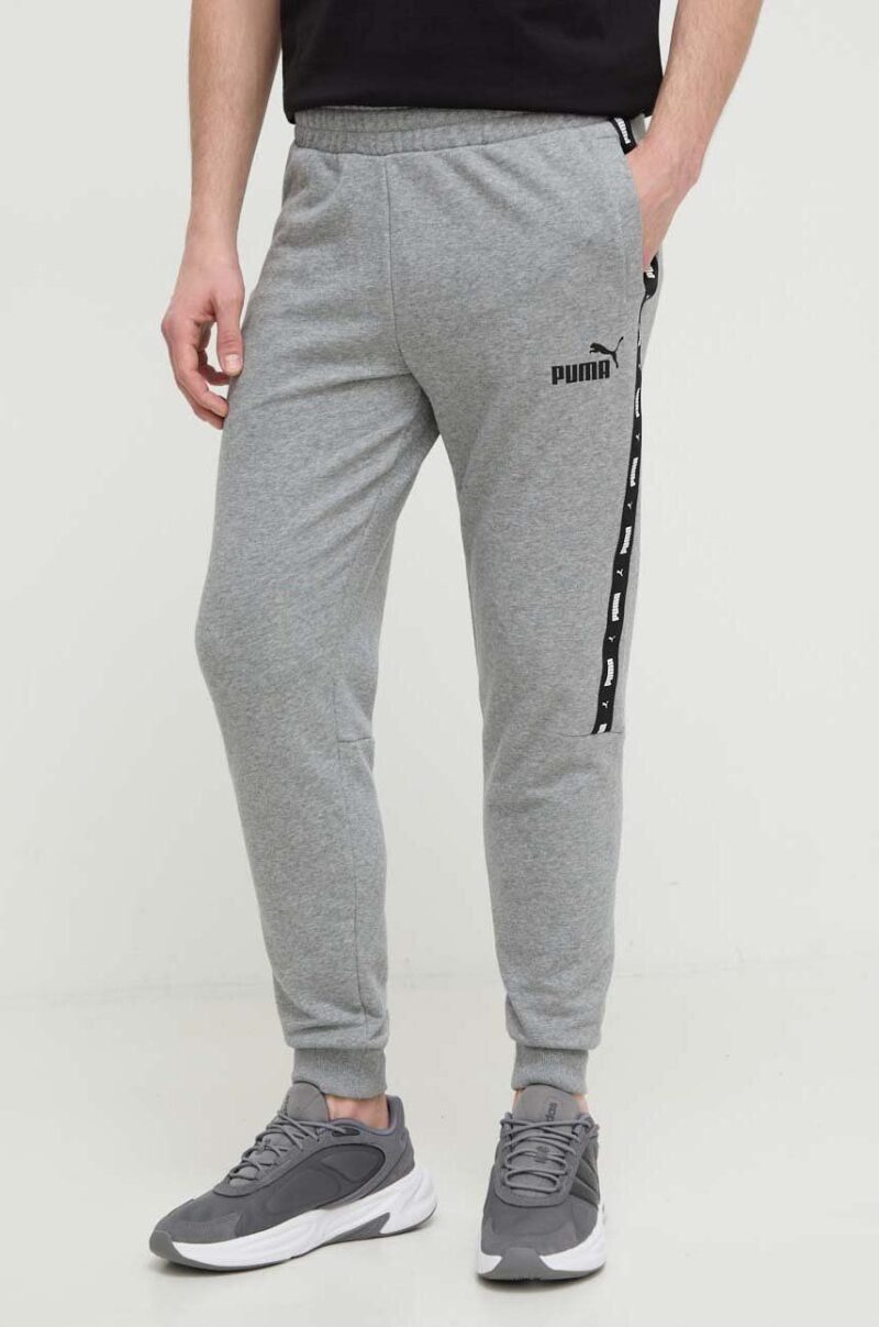 Puma pantaloni de trening culoarea gri