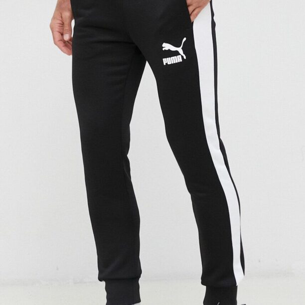 Puma pantaloni de trening culoarea negru