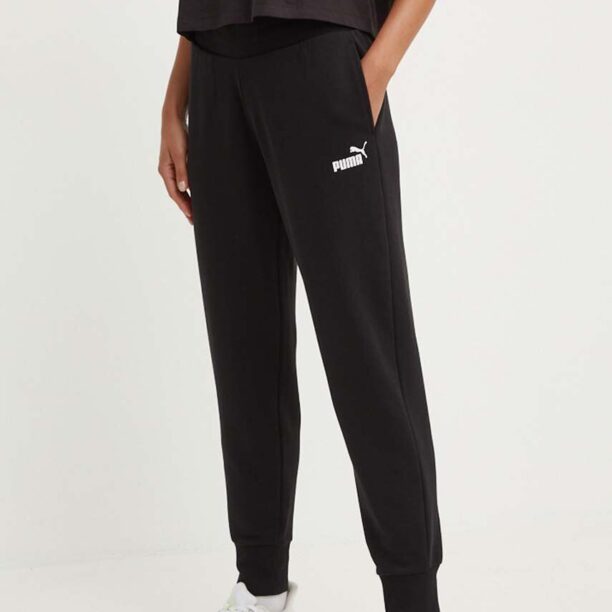 Puma pantaloni de trening culoarea negru