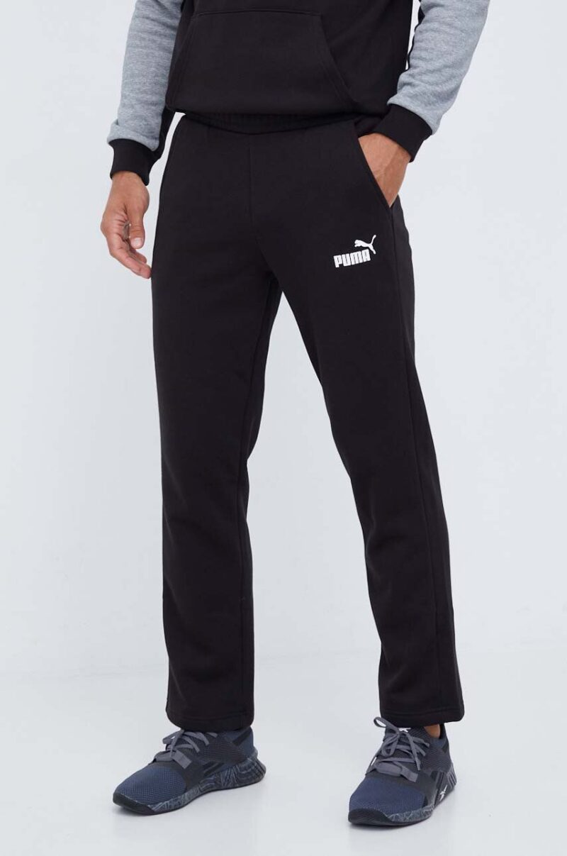 Puma pantaloni de trening culoarea negru