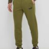 Puma pantaloni de trening culoarea verde