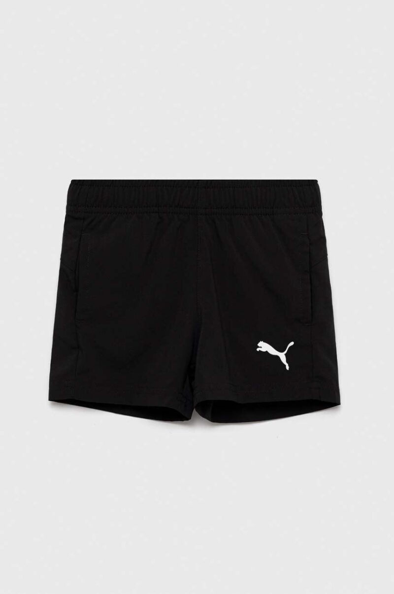 Puma pantaloni scurti copii ACTIVE Woven Shorts B culoarea negru